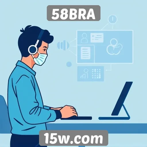 Crítica ao suporte técnico do site 58BRA